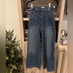 Frame Classic Blue Wide-Leg Women Jeans